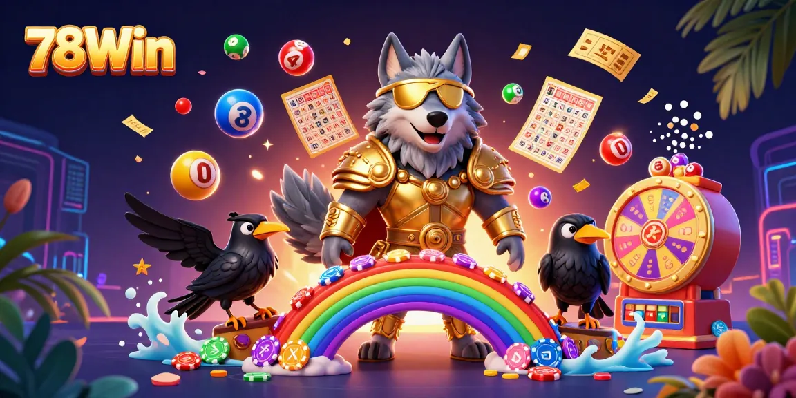 Experience winning excitement at 78Win with vibrant characters and dynamic casino elements.