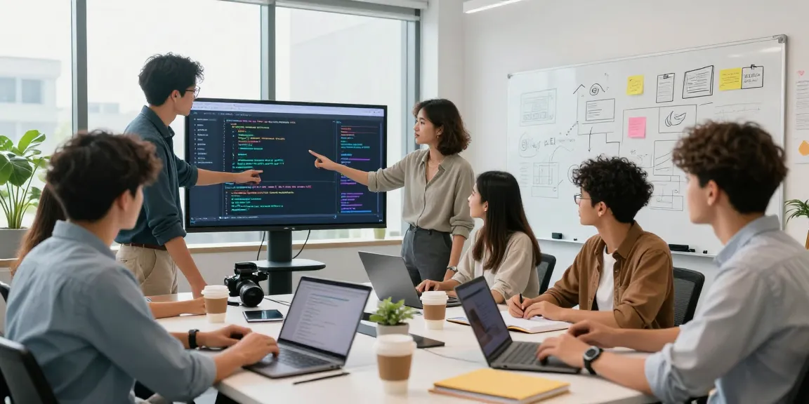 Diverse team discussing AI startups 2026 in a modern workspace, showcasing collaboration and innovative tech tools.