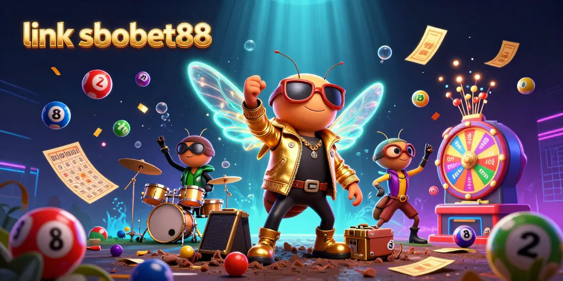 Experience exciting gameplay with link sbobet88, featuring vibrant lottery elements and a dynamic rock star theme.